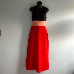 Proenza Schouler Black, Pink, and Red Maxi Skirt